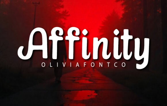 Affinity Font: Bold, Modern Display Script for Impactful Design