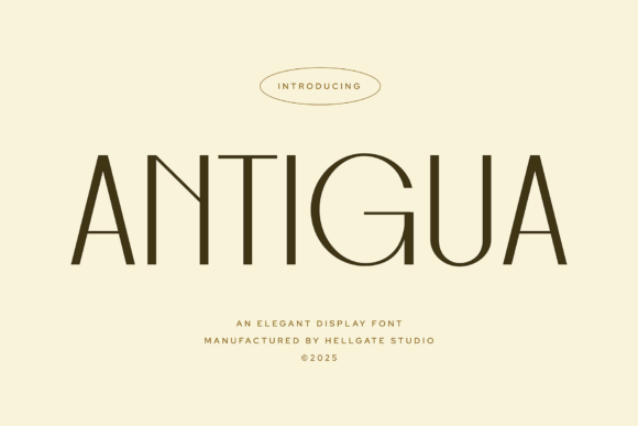 Antigua: A Typeface for Timeless Sophistication