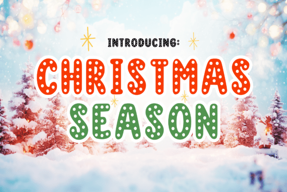 Bring Retro Holiday Magic to Life with Christmasseason Regular