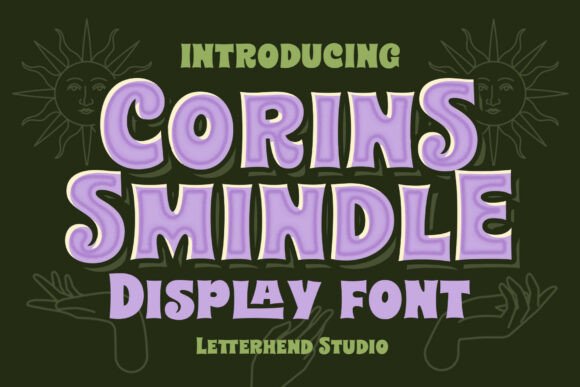 Corins Smindle: Groovy Mystical Display Font