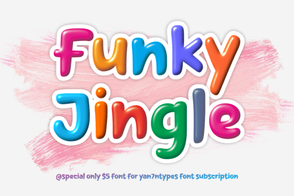 Funky Jingle: The 3D Display Font for Joyful Projects