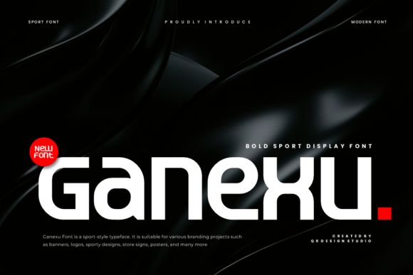 Ganexu: Command Attention with This Modern Display Typeface