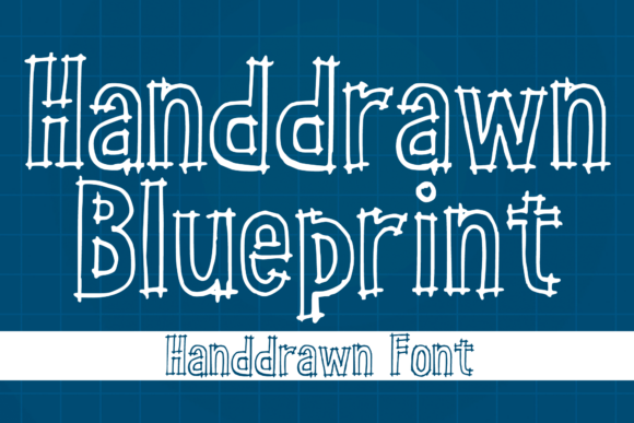 Handdrawn Blueprint: The Sketchy Typeface for Creative Energy