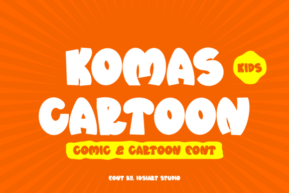 Komas Cartoon: Inject Playful Energy into Every Design