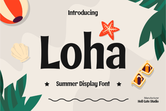 Loha: The Creative Font for Vibrant Summer Designs