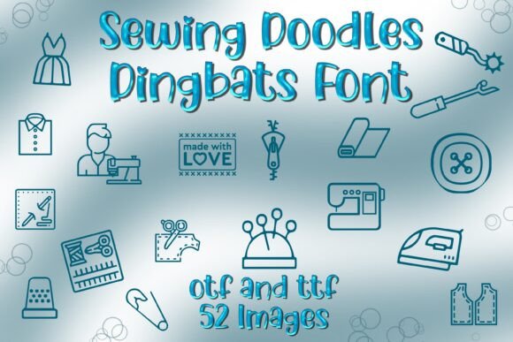 Sewing Doodles: A Creative Font for Crafty Projects