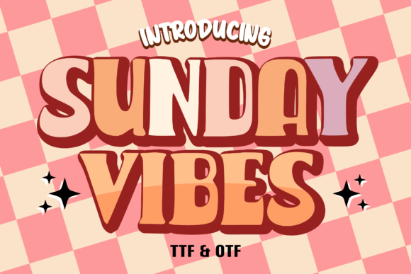 Sunday Vibes: A Retro Typeface for Modern Creative Projects