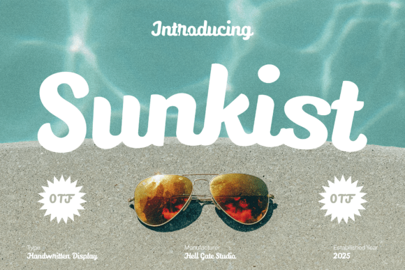 Sunkist: A Summer Script Font for Radiant Designs