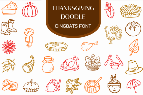 Thanksgiving Doodle: A Font That Feels Like a Harvest Festival