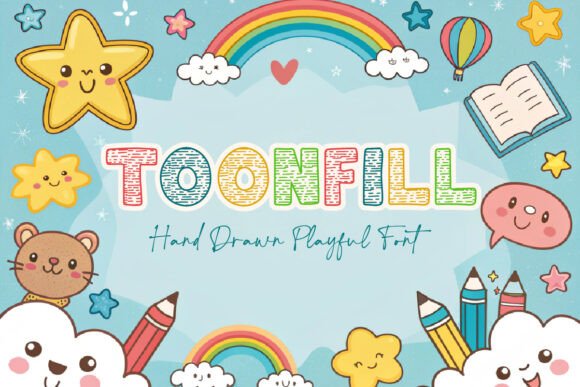 Toonfill: A Typeface That Brings Drawings to Life