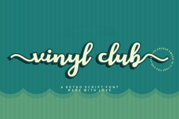 Vinyl Club: Capturing Retro Charm in Modern Design