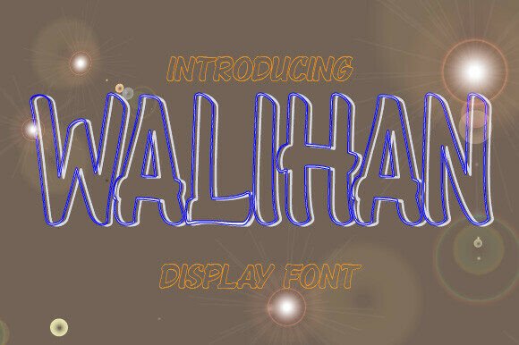 Walihan Regular: The Bold Display Font for Instant Impact