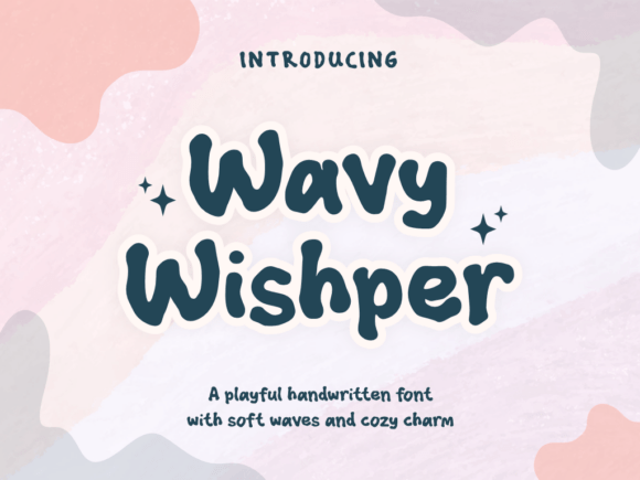 Wavy Wishper: A Handwritten Font for Cozy, Modern Designs